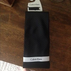 NWT Black Calvin Klein Necktie